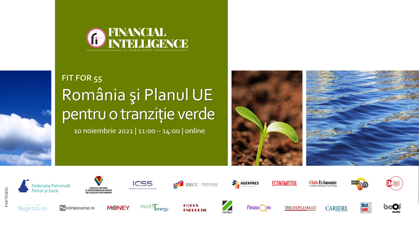 Financial Intelligence organizează evenimentul “FIT FOR 55 – România şi Planul UE pentru o tranziție verde”