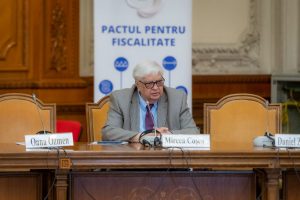 Mircea Cosea Pactul pentru Fiscalitate - romania durabila