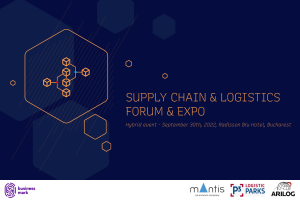 banner Supply Chain Logistics Forum Expo eveniment hibrid 30 septembrie 2022 - romania durabila