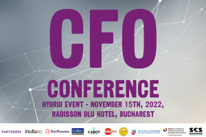CFO Conference București - eveniment hibrid 15 noiembrie 2022 - romania durabila