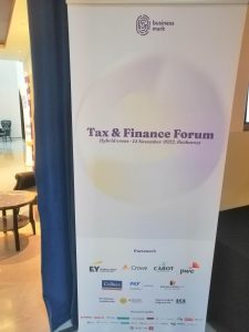 Tax finance forum București rollup - romania durabila