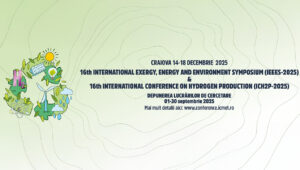 cover CMET Craiova și Universitate din Craiova organizează ICH2P și IEEES 2025 romania durabila