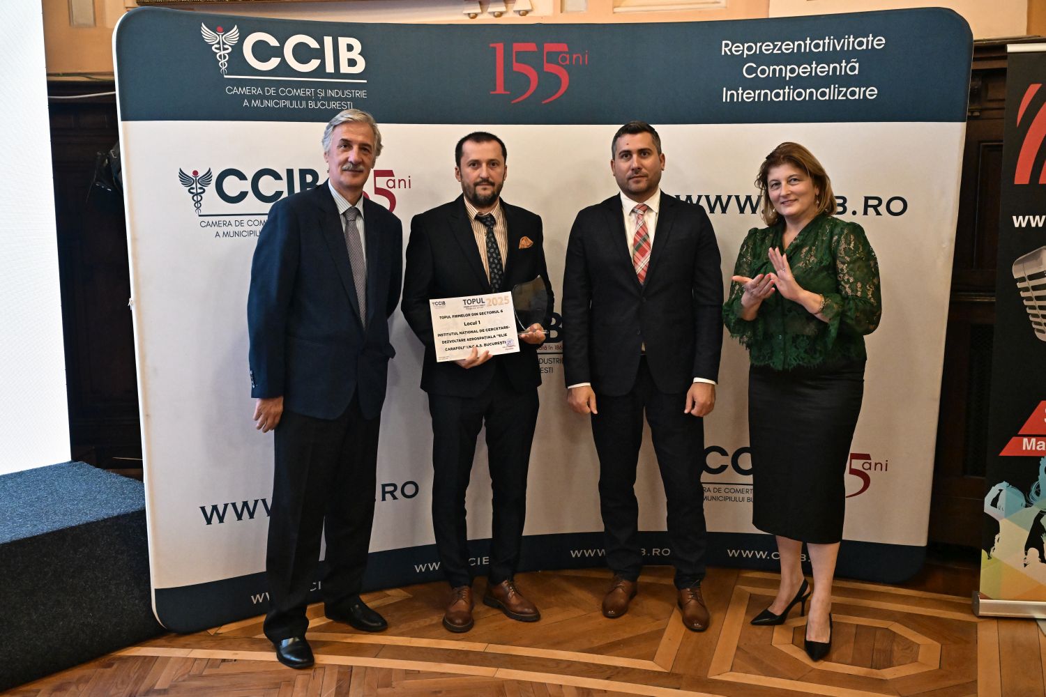 CCIB a premiat performanța companiilor din sectoarele 1 și 6 ale Capitalei