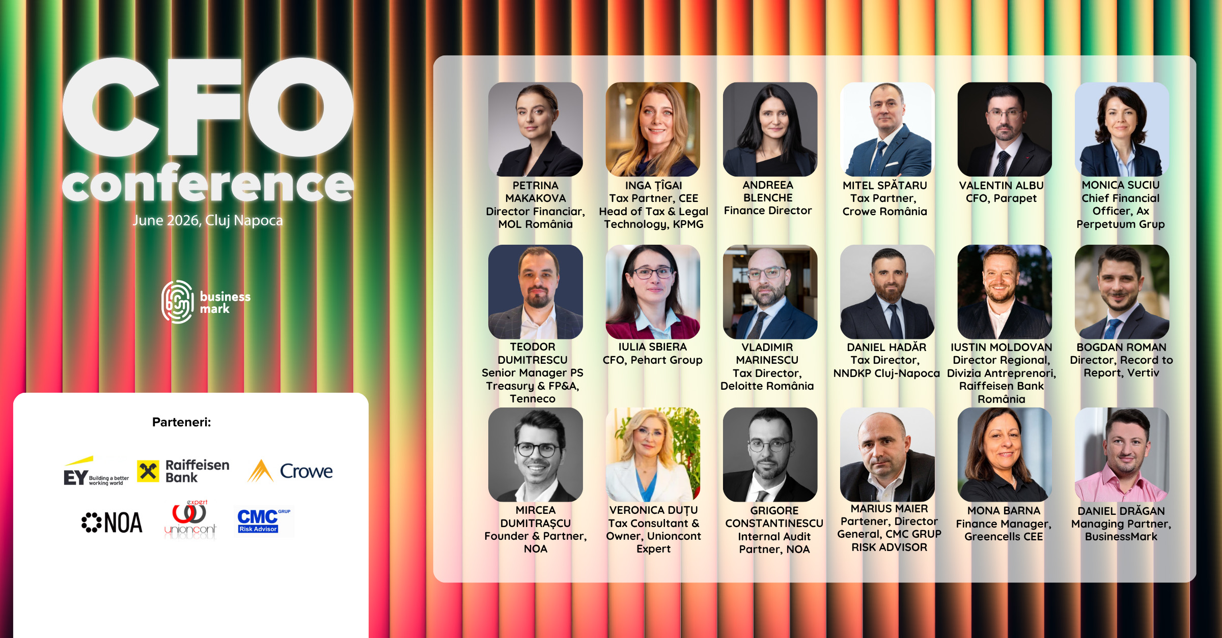 O nouă ediție „CFO Conference” la Cluj-Napoca. Pe 16 iunie 2026, lideri din domeniul financiar analizează transformarea rolului de director financiar și strategiile prin care acesta poate răspunde provocărilor actuale