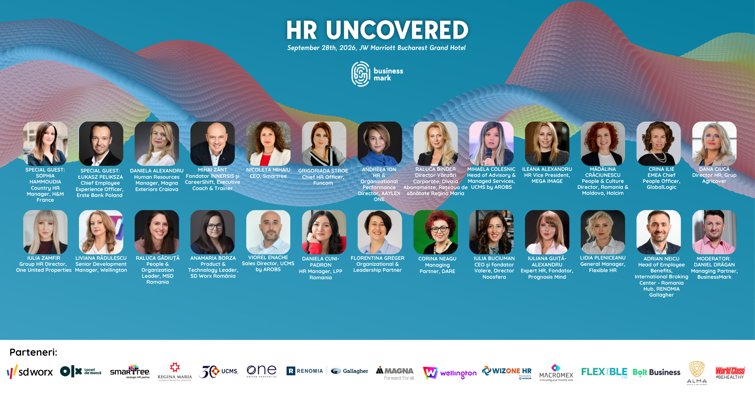 „HR Uncovered” – 28 septembrie 2026: Peste 25 de profesioniști HR privesc spre poveștile umane din spatele brandurilor